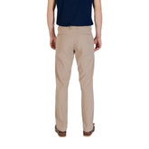 Borghese Beige Cotton Skinny Pants